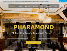 Tablet Screenshot of pharamond.fr